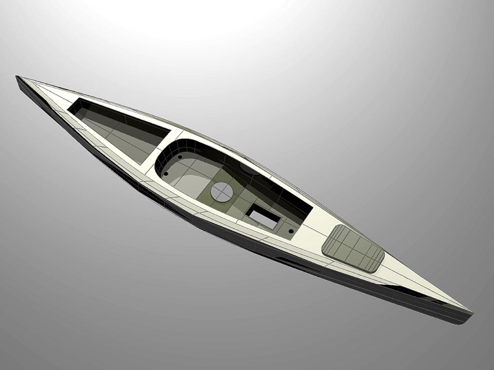 Stitch and Glue Sea Kayaks Lunada Design